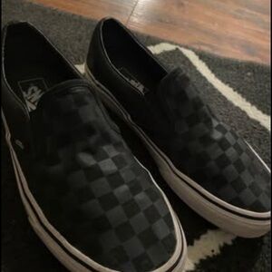 Checkered Slip-On Vans